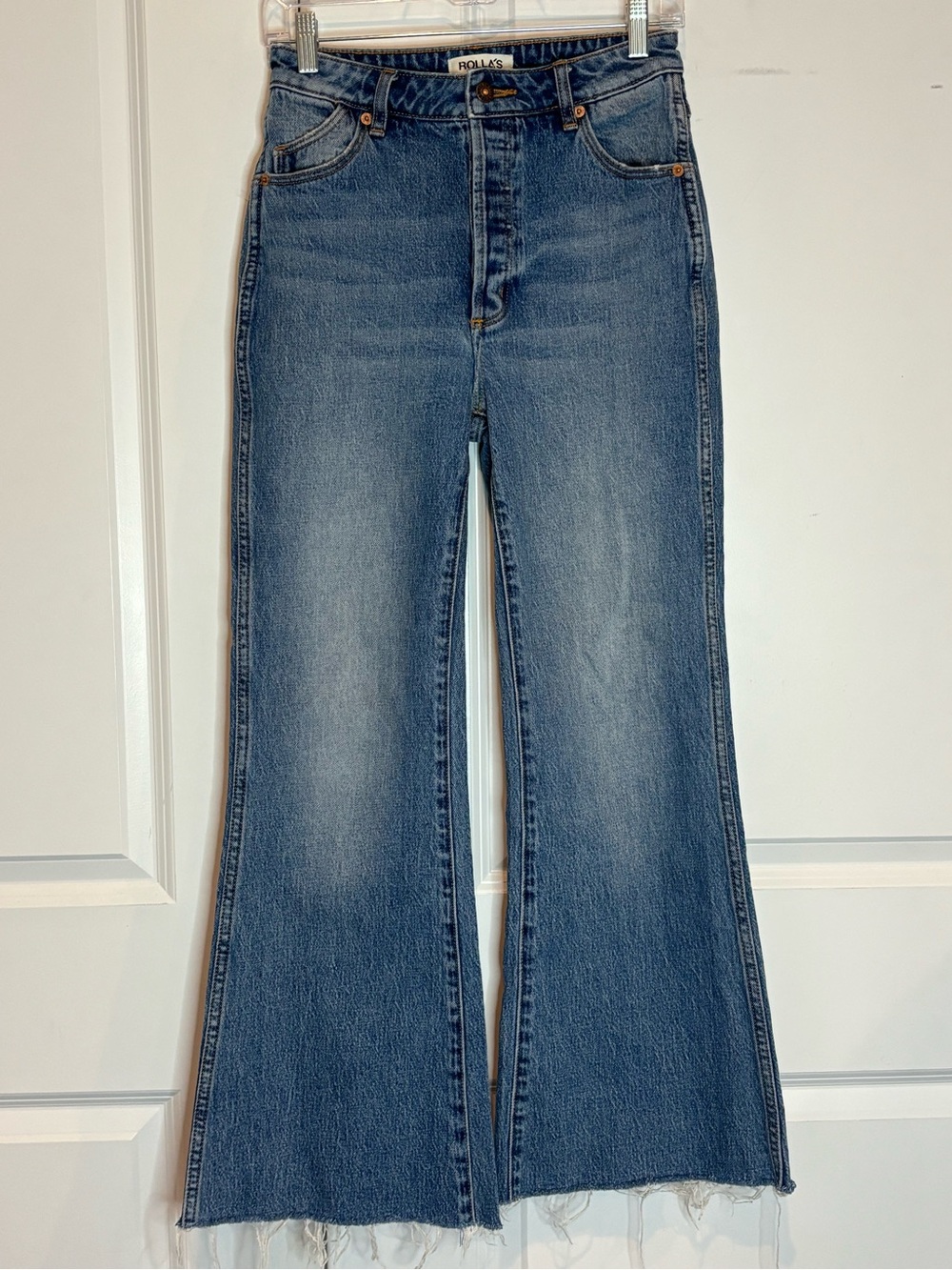 Rolla's East Coast High Rise Flare Button Fly Jeans 26